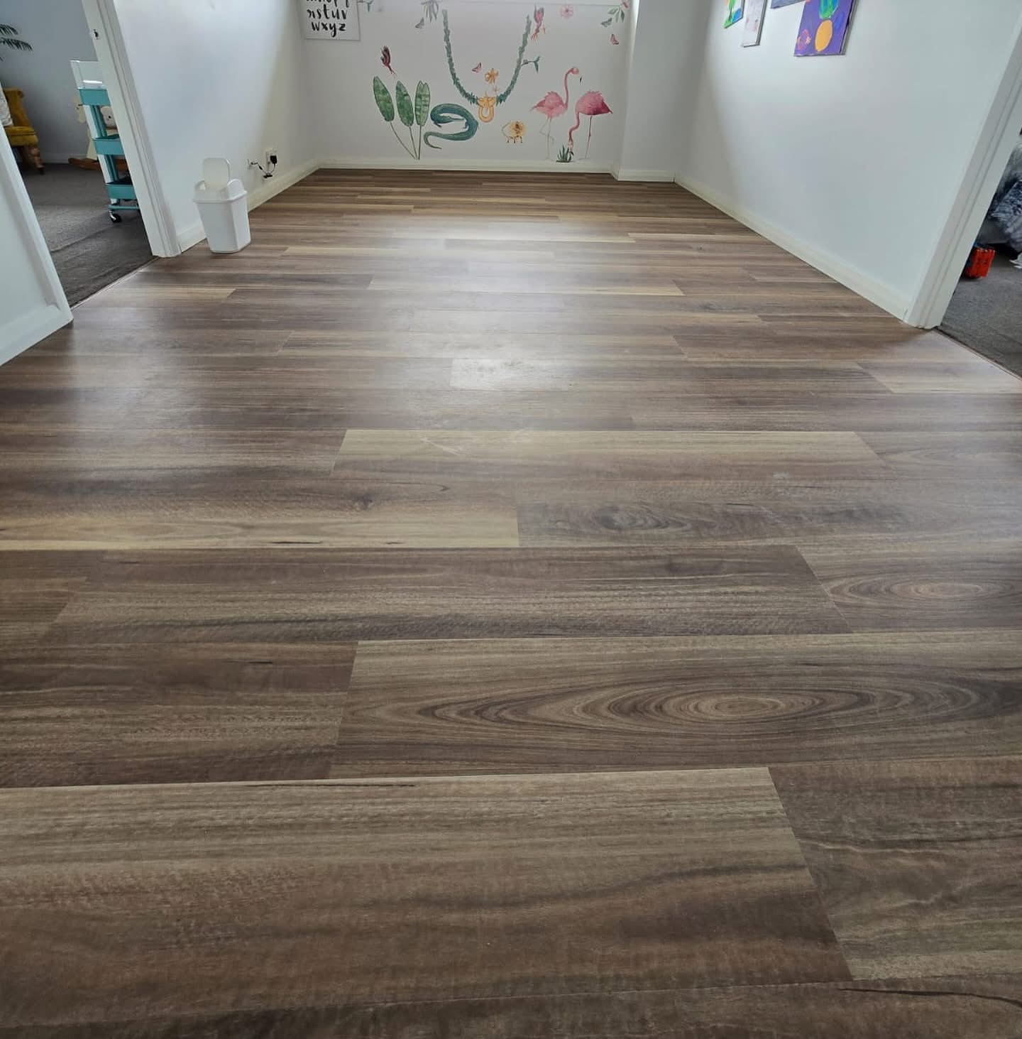 Premium timber floor installation
